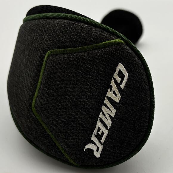 Top Flite Gamer Golf Club Headcover‎ Green Gray Tail Sock 5W Wood Driver Golfing - Picture 6 of 7